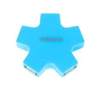 Hub USB Omega OUH24SBL (niebieski)