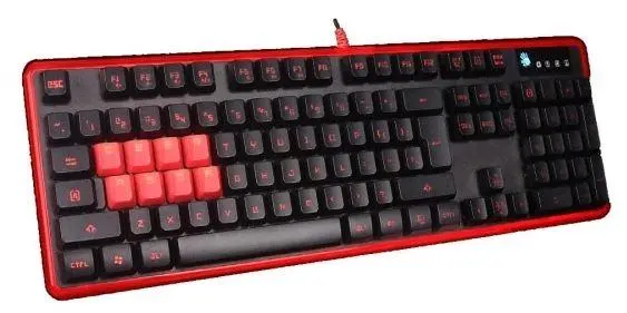 Klawiatura membranowa A4tech Bloody B2278 Czarno- czerwony