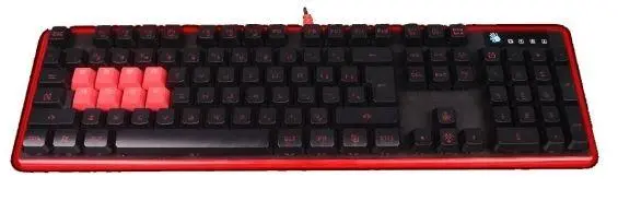 Klawiatura membranowa A4tech Bloody B2278 Czarno- czerwony