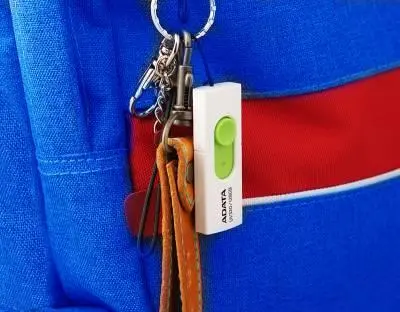 PenDrive Adata UV320 128GB USB 3.1 Biało-zielony