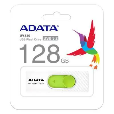 PenDrive Adata UV320 128GB USB 3.1 Biało-zielony
