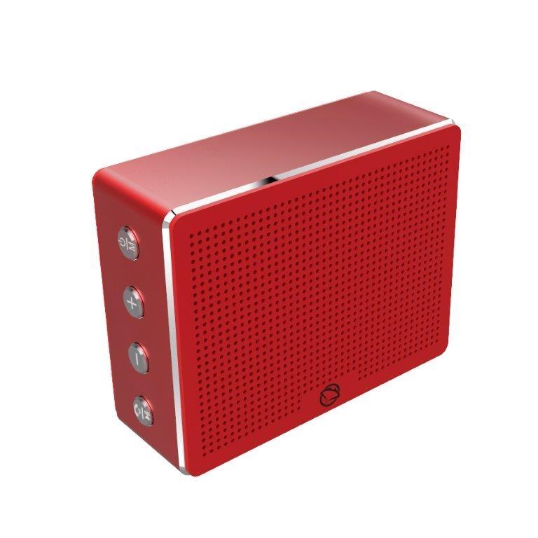 Głośnik Bluetooth Manta SPK420BOX - 5W - czerwony