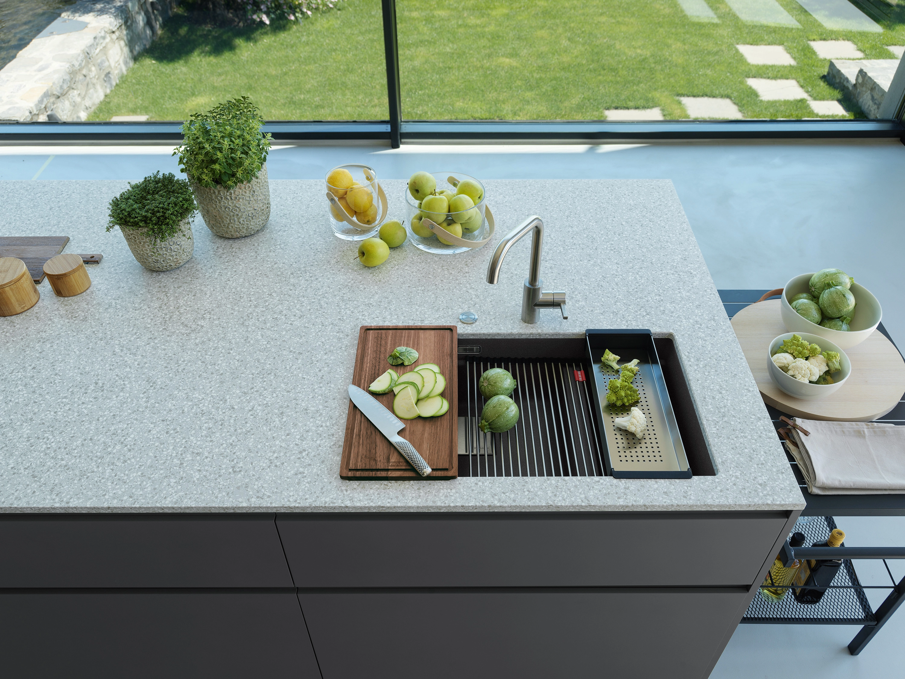 Zlewozmywak Franke Kanon KNG 160-46-21 Granitowy Onyx