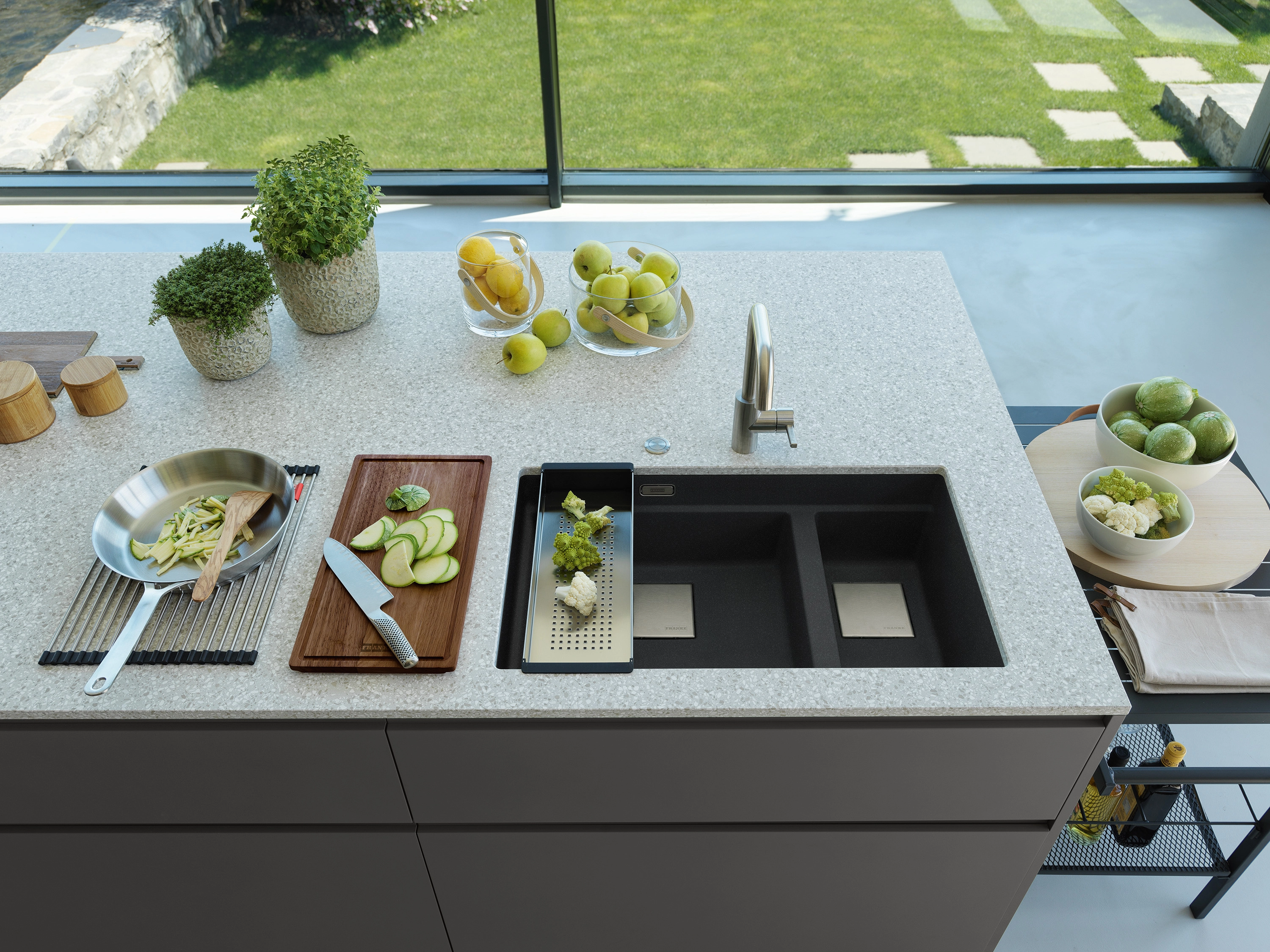 Zlewozmywak Franke Kanon KNG 160-46-21 Granitowy Onyx