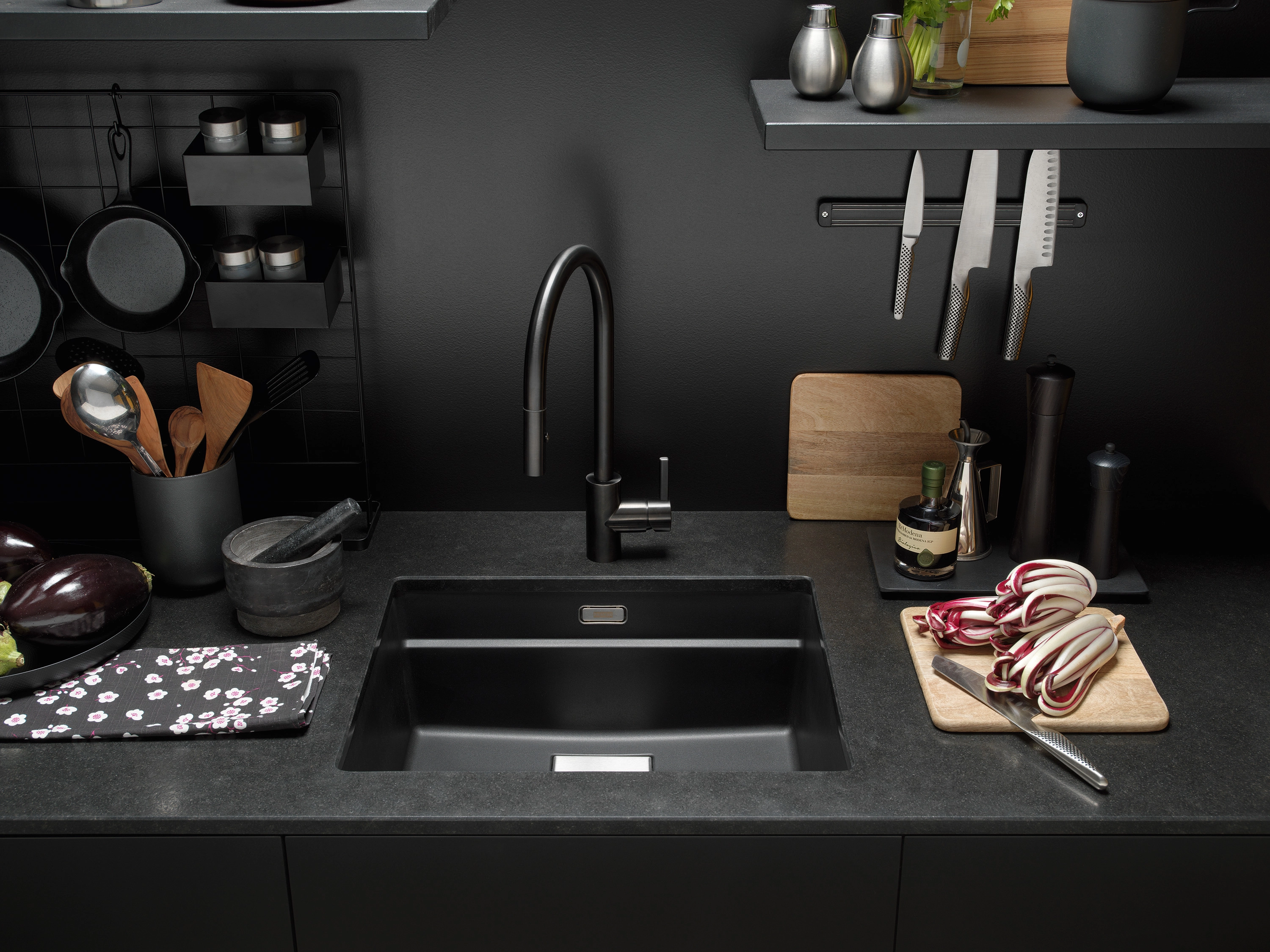 Zlewozmywak Franke Kanon KNG 110-52 Granitowy Onyx