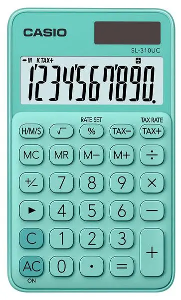 Kalkulator Casio SL-310UC Zielony