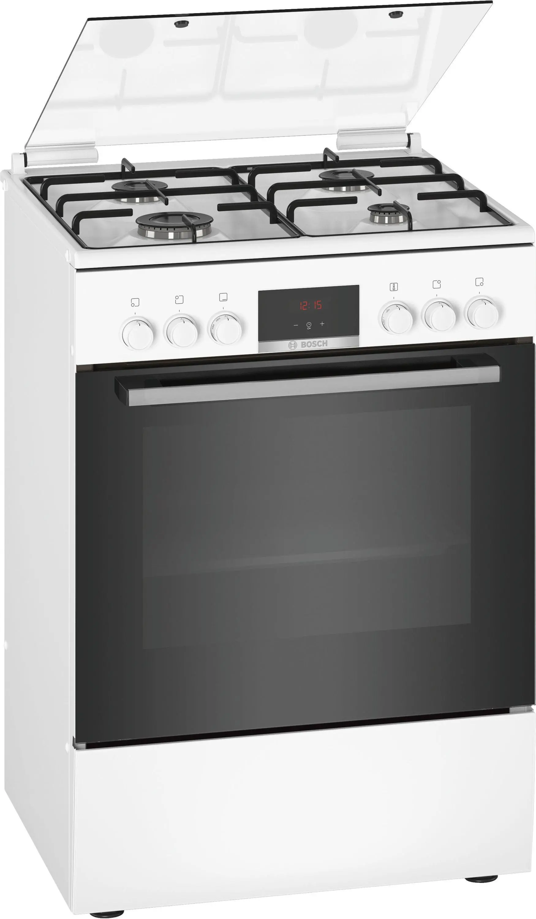 Kuchnia gazowo-elektryczna Bosch HXN390D20L Termoobieg