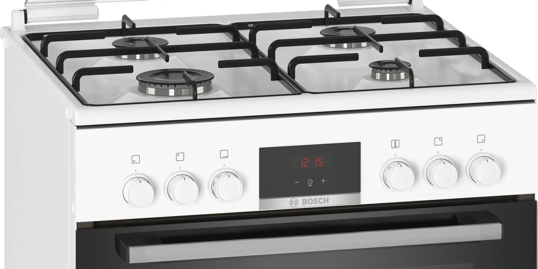 Kuchnia gazowo-elektryczna Bosch HXN390D20L Termoobieg
