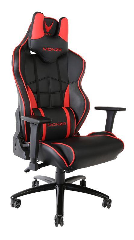 Fotel Platinet Varr Monza - gamingowy - skóra ECO - do 150kg