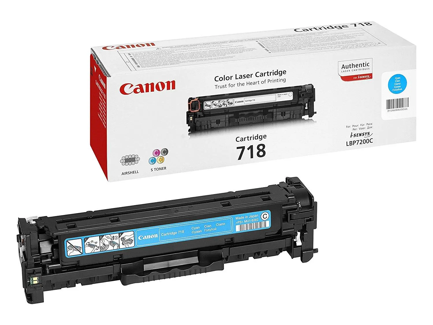 Toner Canon CRG-718C Błękitny