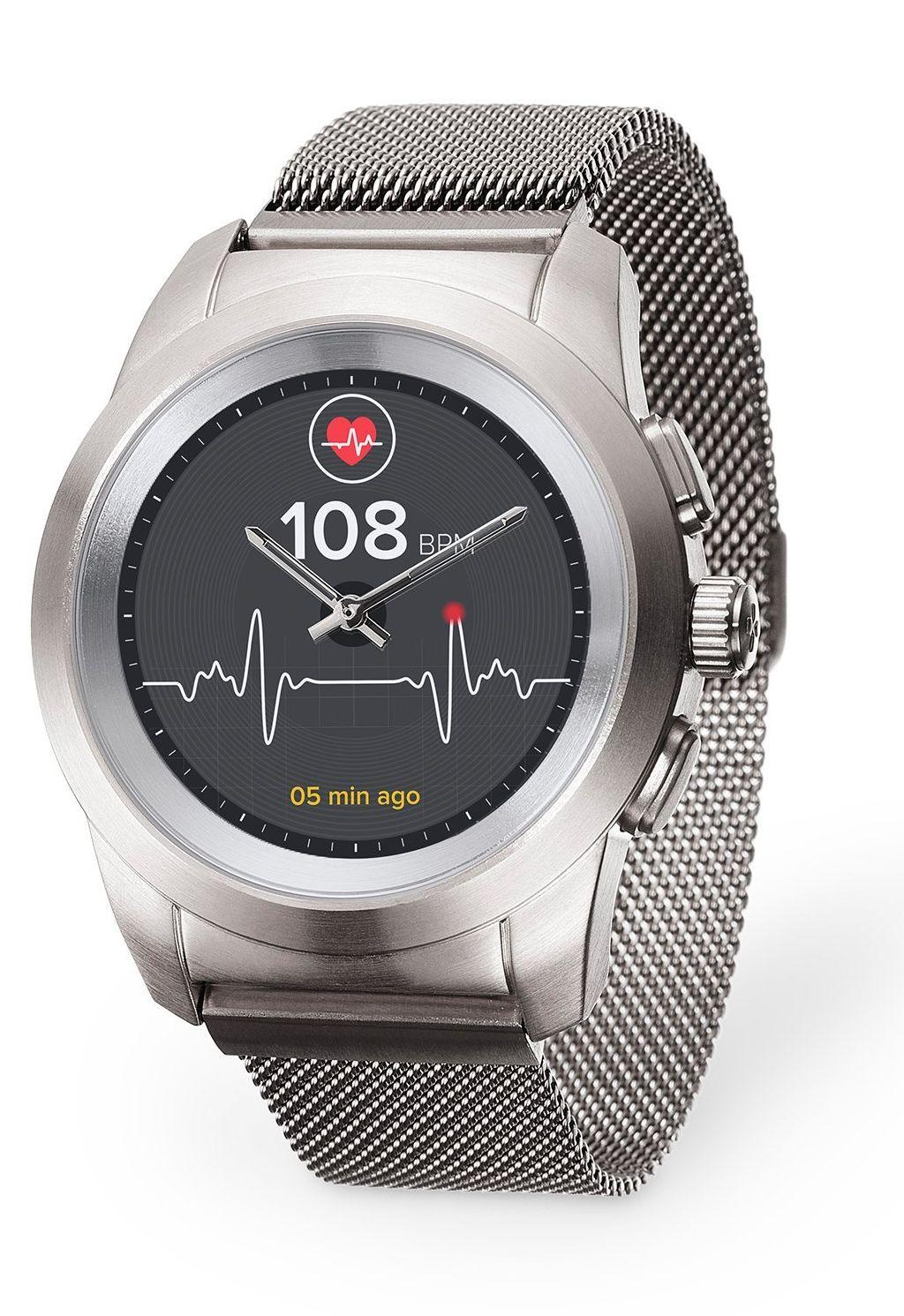 Smartwatch MyKronoz ZeTime Elite petite Srebrny/milanese