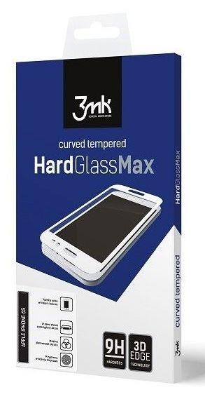 Szkło hartowane 3mk HardGlass Max do iPhone 6 (czarny)