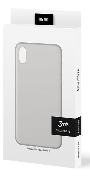 3mk Natural Case iPhone X (biały)