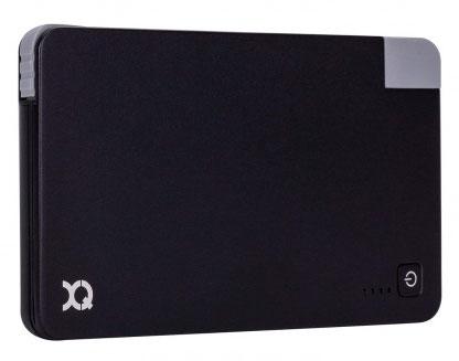 Powerbank Xqisit Lightning/micro USB 3000 mAh (czarny)