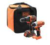 Black&Decker BCK21S1S-QW wiertarko-wkrętarka z udarem + zakrętarka