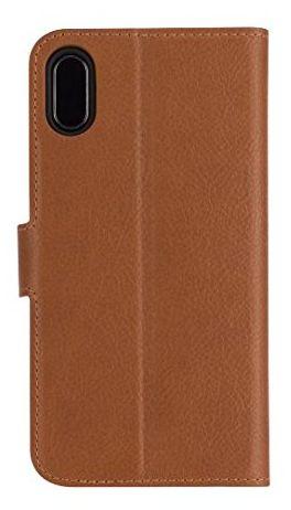Etui Xqisit Slim Wallet Selection do iPhone X (brązowy)