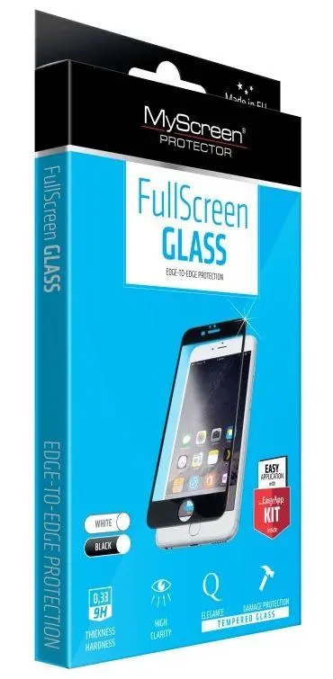 Szkło hartowane MyScreen Protector FullScreen Glass do iPhone 7/8 Czarny