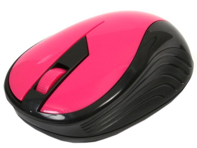 Myszka Omega OM-415 (czarno-różowa)