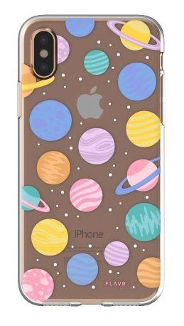 Etui Flavr iPlate Happy Planets do iPhone X (kolorowy)