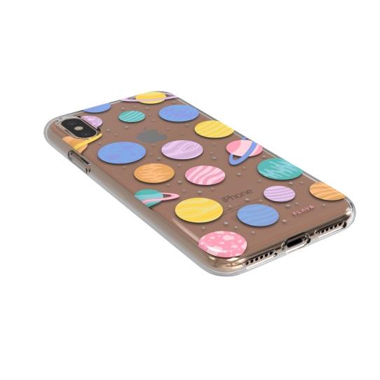 Etui Flavr iPlate Happy Planets do iPhone X (kolorowy)