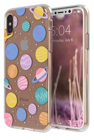 Etui Flavr iPlate Happy Planets do iPhone X (kolorowy)