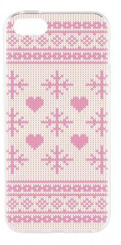 Flavr Case Ugly Xmas Sweater iPhone 5/5s/SE (różowy)