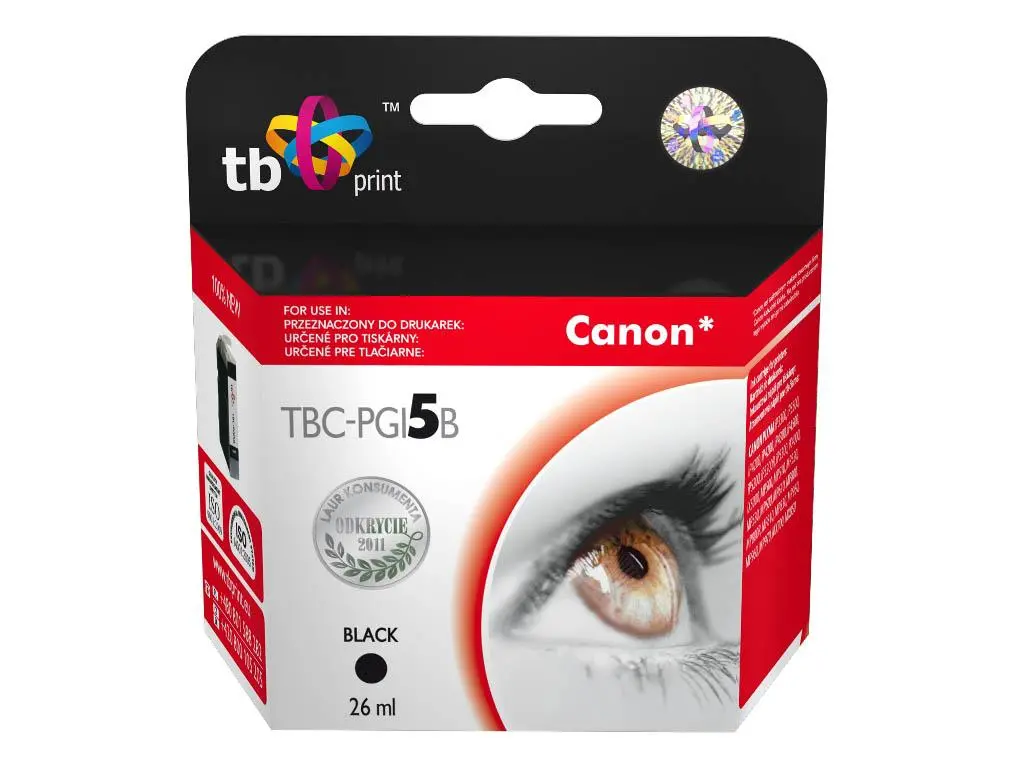 Tusz TB Print TBC-PGI5B (zamiennik PGI-5BK) Czarny 26 ml