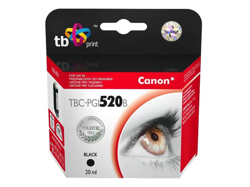Tusz TB Print TBC-PGI520B (zamiennik PGI-520BK) Czarny 20 ml