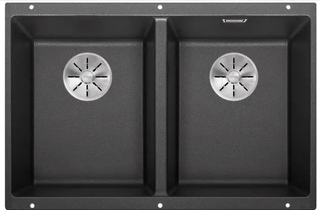 Blanco SUBLINE 350/350-U 523574 Granitowy Antracyt