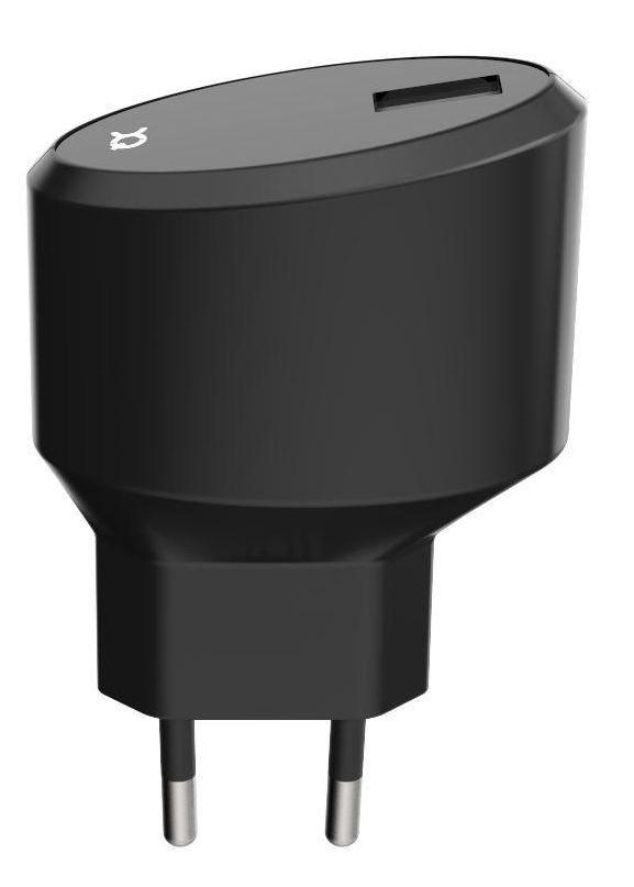 Xqisit Travel Charger 2,4A USB-C (czarny)