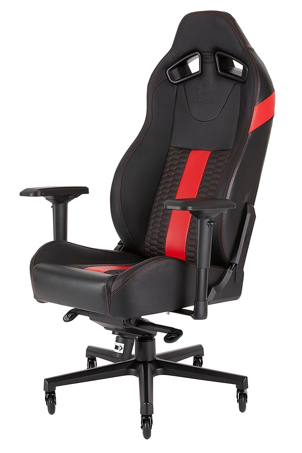 Fotel Corsair T2 Road Warrior (czarno-czerwony)