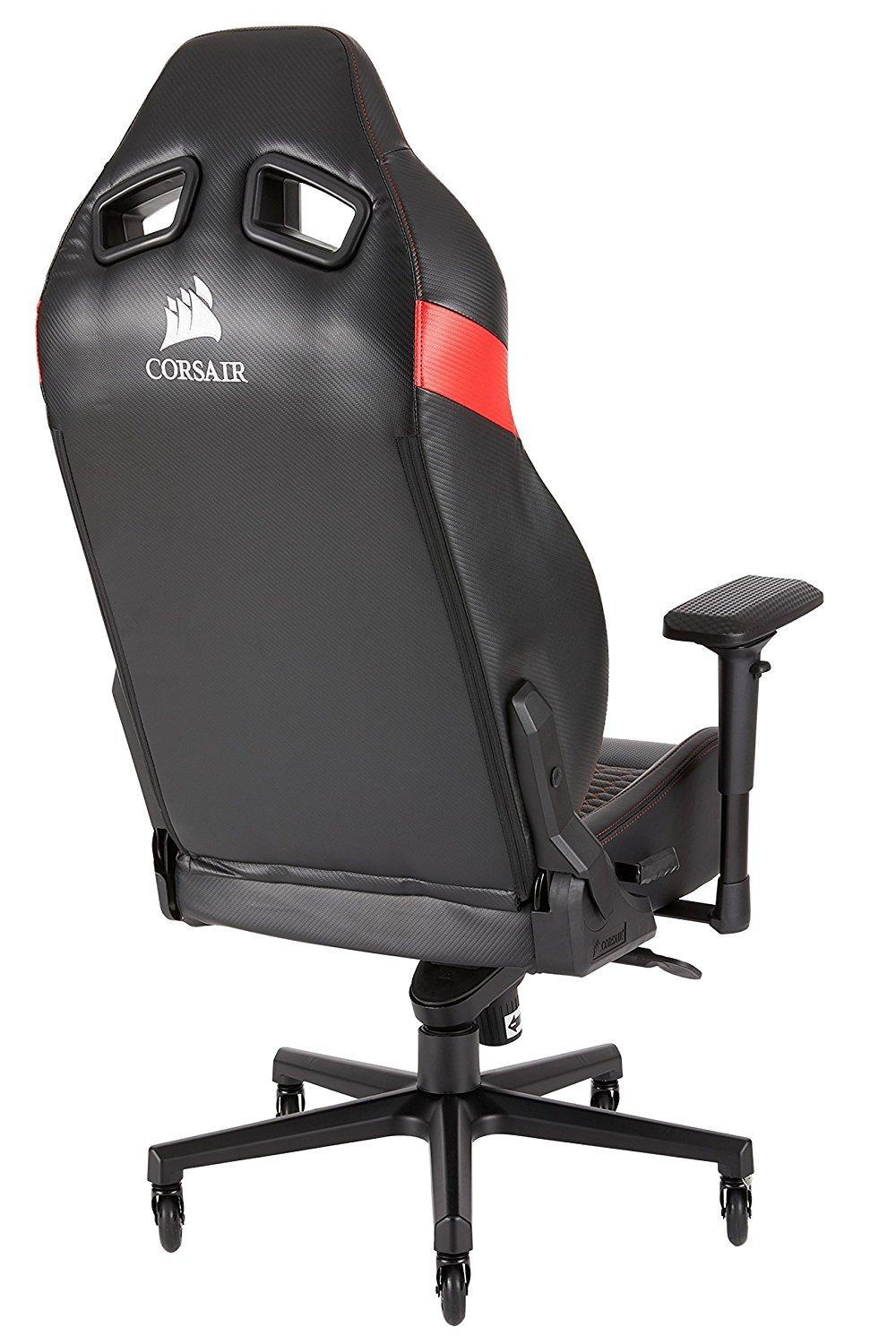 Fotel Corsair T2 Road Warrior (czarno-czerwony)