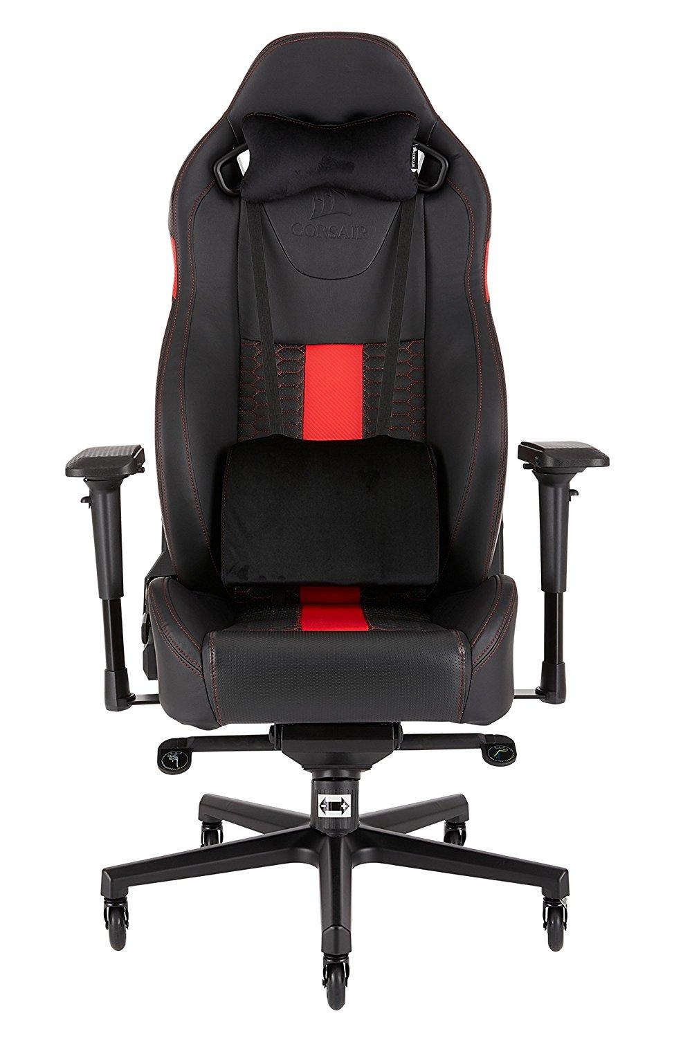 Fotel Corsair T2 Road Warrior (czarno-czerwony)