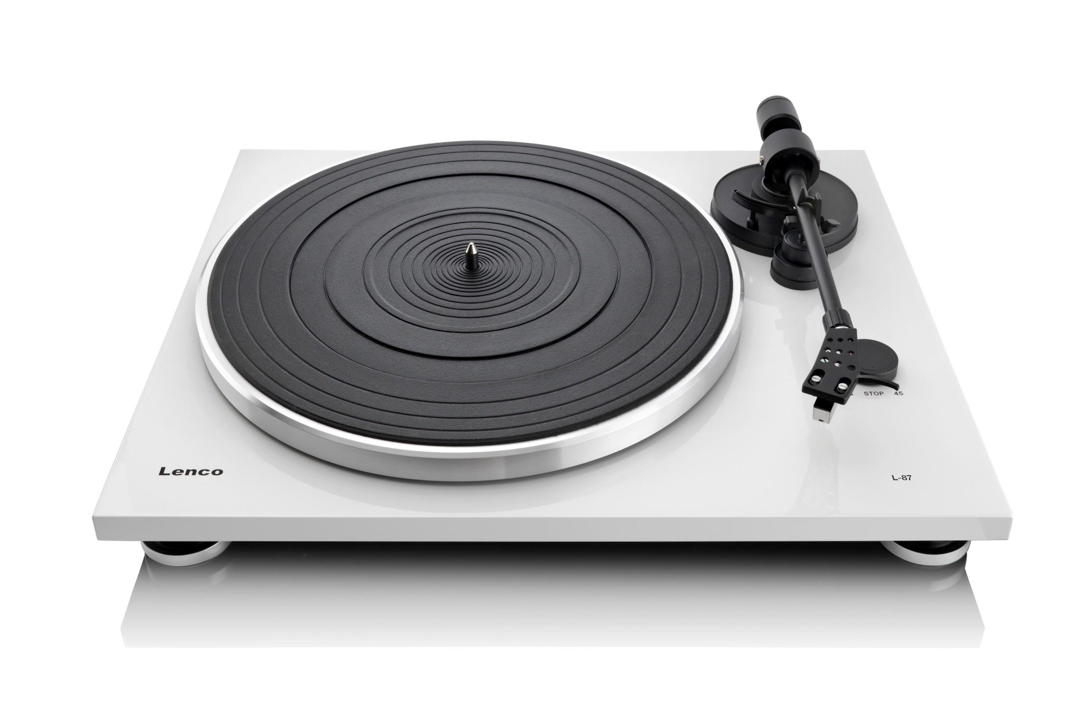 Gramofon Lenco L-87 (biały)