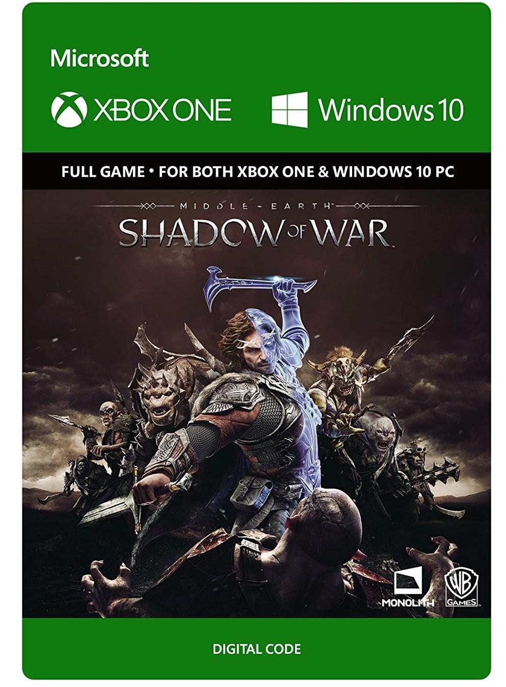 Śródziemie: Cień Wojny [kod aktywacyjny] Gra na Xbox One (Kompatybilna z Xbox Series X/S)