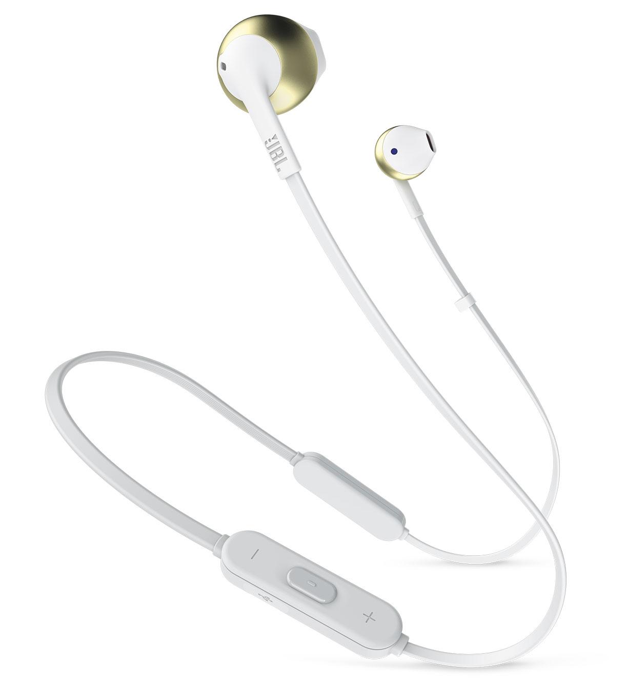 Słuchawki bezprzewodowe JBL TUNE 205BT (złoty)