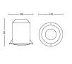 Philips Phoenix Hue Recessed Spots Opal White 31155/31/PH