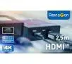 Kabel HDMI Reinston EK018 2,5m Srebrny