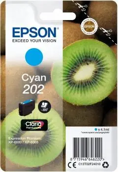 Tusz Epson 202 Claria Premium C13T02F24010 Błękitny 4,1 ml