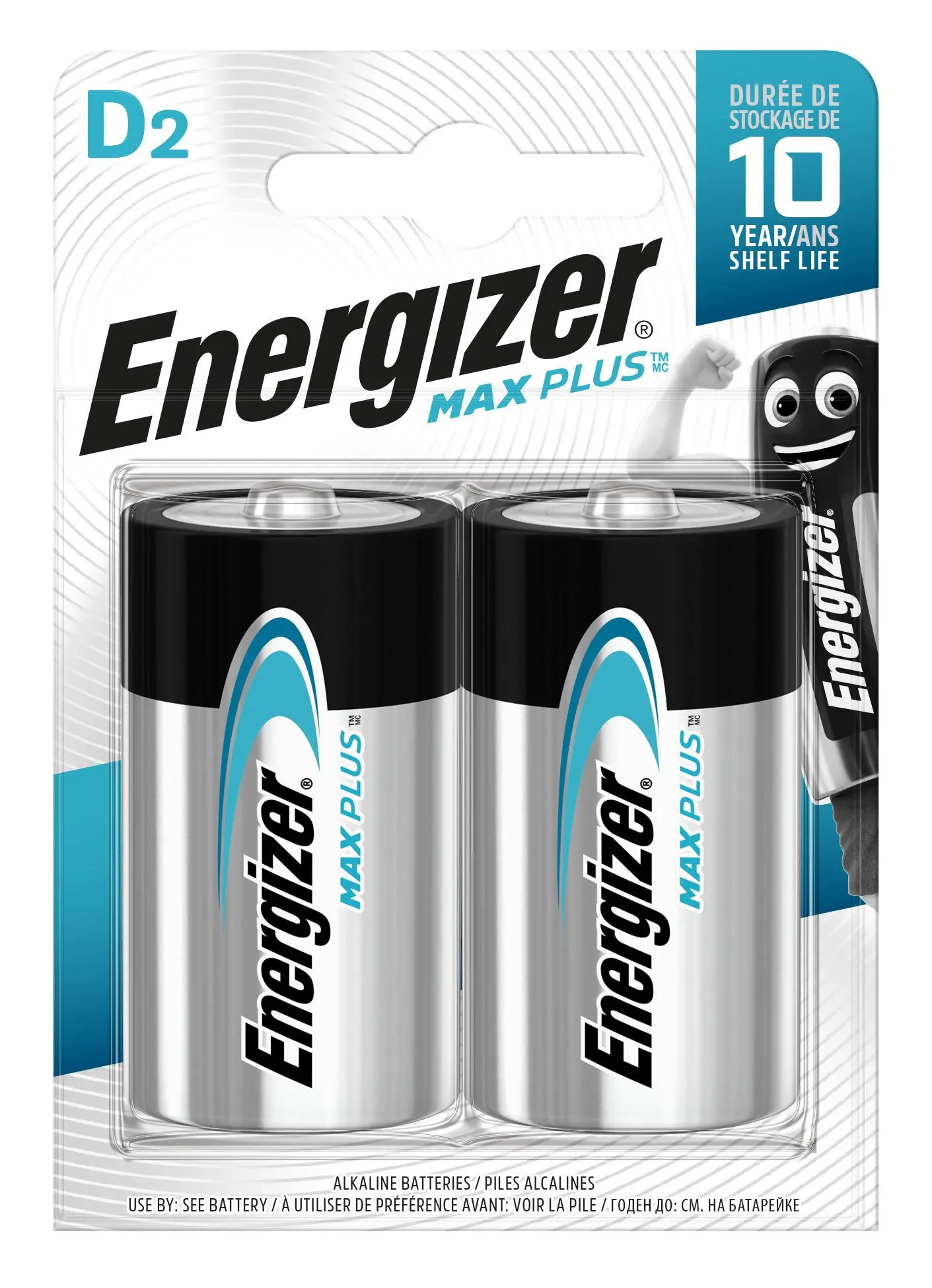 Baterie Energizer LR20 Max Plus 2szt.