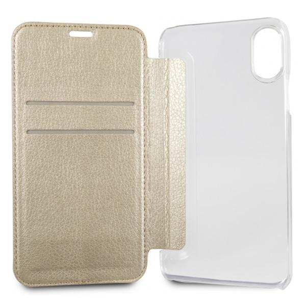 Etui Guess GUFLBKPXIGLTGO do iPhone X (złoty)