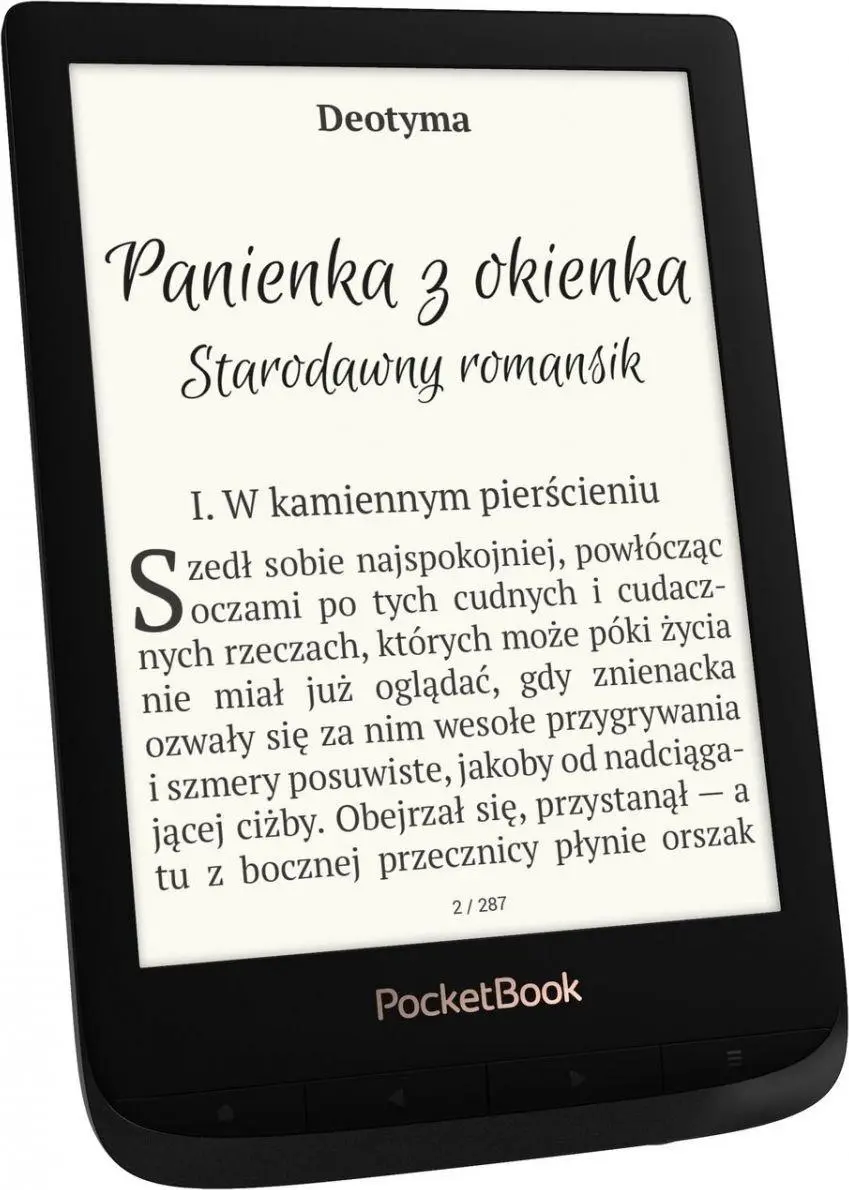 Czytnik E-booków Pocketbook 627 Touch Lux 4 6" 8GB WiFi Czarny