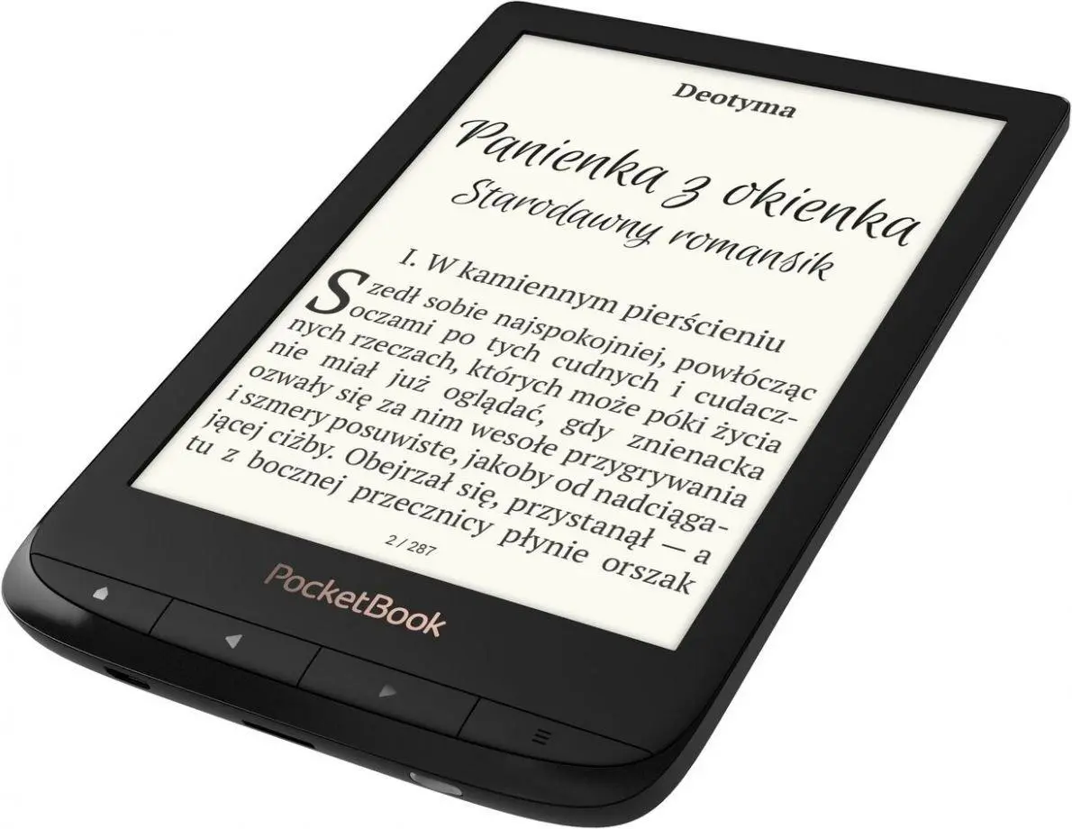 Czytnik E-booków Pocketbook 627 Touch Lux 4 6" 8GB WiFi Czarny