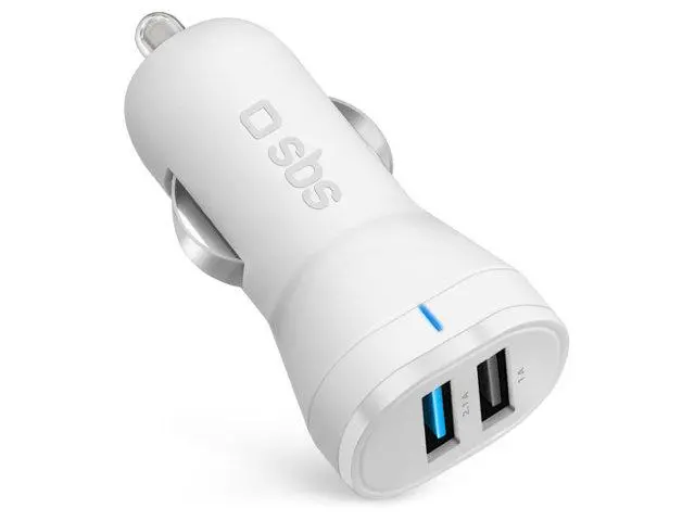 Ładowarka samochodowa SBS TECR2USB24AWFAST Czarny