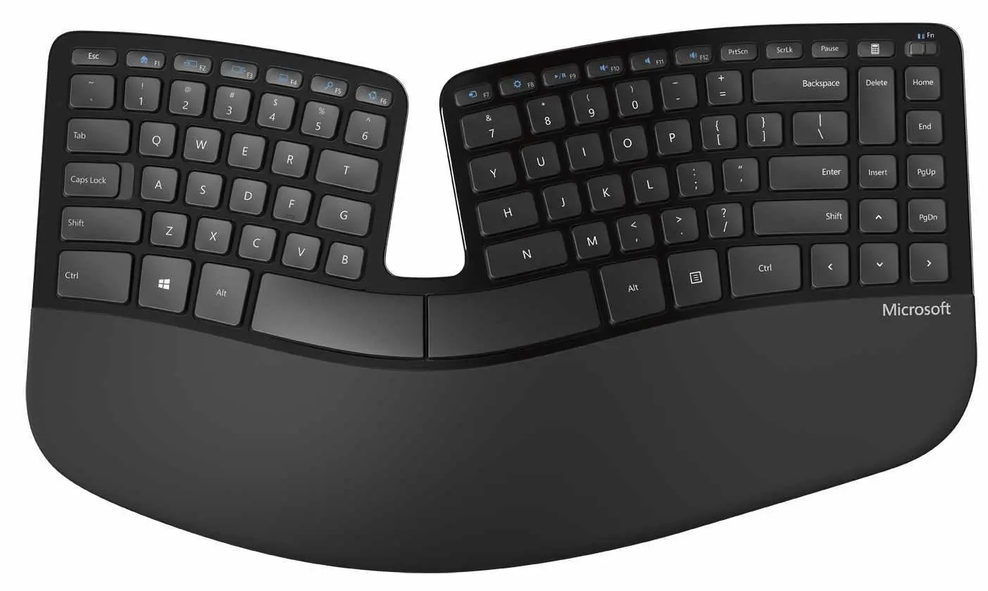 Klawiatura membranowa Microsoft Sculpt Ergonomic Desktop Czarny