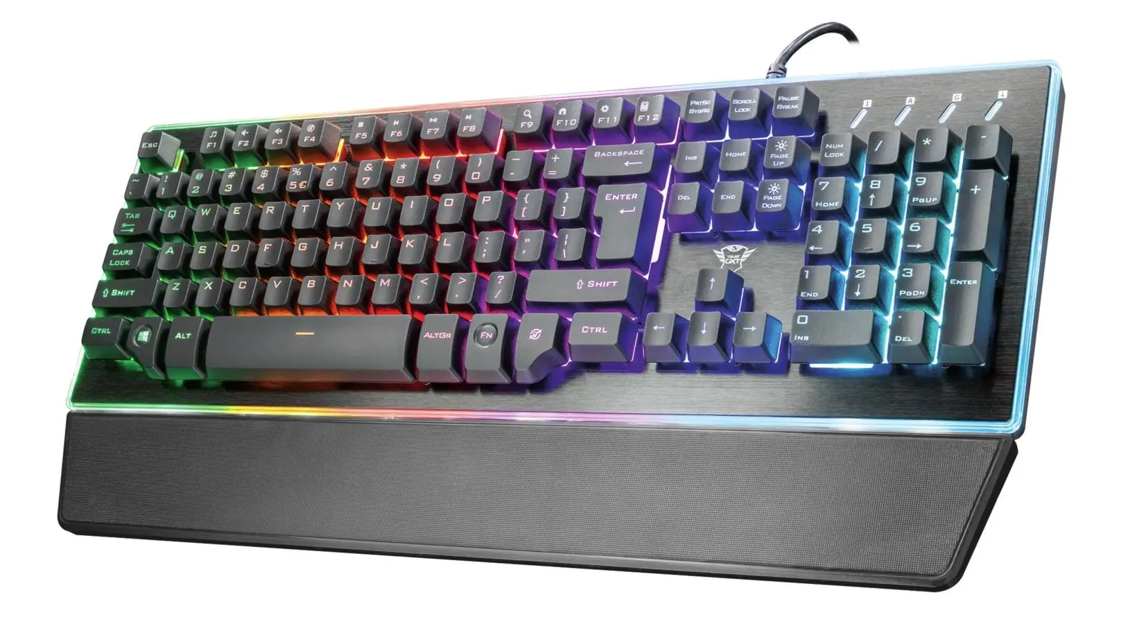 Klawiatura pół-mechaniczna Trust GXT 860 Thura Czarny