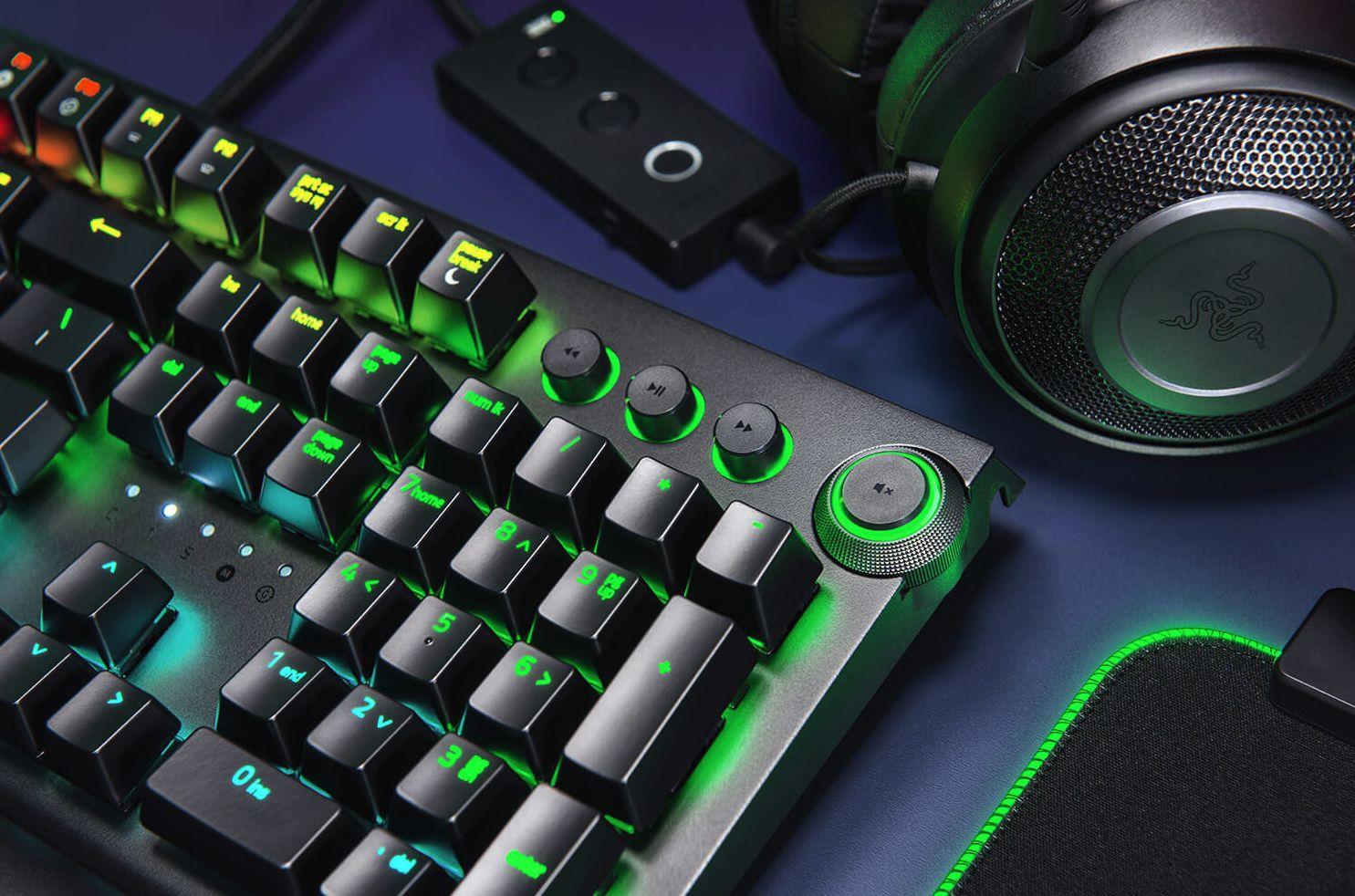 Klawiatura mechaniczna Razer BlackWidow Elite - Orange Switch
