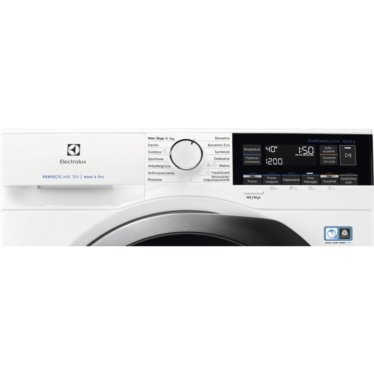 Pralko-suszarka Electrolux EW7W369SP PerfectCare 700 - 63,1cm - 9kg/6kg