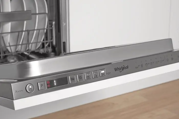 Zmywarka Whirlpool WSIO 3O34 PFE X 44,8cm Automatyczne otwieranie drzwi Szuflada na sztućce