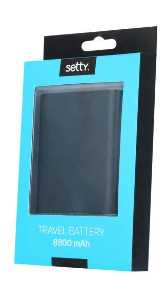 Powerbank Setty 8800 mAh (czarny)
